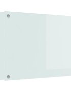 vidaXL Konyhai hátfal 2 db Fehér 70 x 50 cm edzett üveg