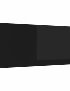 vidaXL Konyhai hátfal Fekete 100 x 40 cm edzett üveg