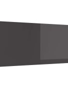 vidaXL Konyhai hátfal Sötétszürke 120 x 50 cm edzett üveg