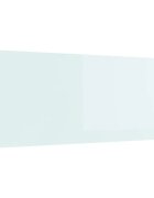 vidaXL Konyhai hátfal Tej 100 x 40 cm edzett üveg