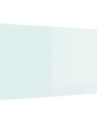 vidaXL Konyhai hátfal Tej 100 x 50 cm edzett üveg