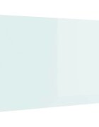 vidaXL Konyhai hátfal Tej 80 x 50 cm edzett üveg