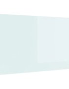 vidaXL Konyhai hátfal Tej 90 x 50 cm edzett üveg