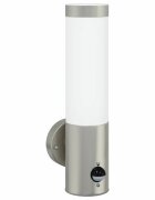 vidaXL Kültéri Fali Lámpa Ezüst 12 x 85 x 29 cm