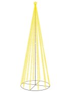 vidaXL kúp alakú karácsonyfa 732 meleg fehér LED-del 160 x 500 cm