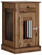 vidaXL Kutya ketrec bútor Antik Fa 50 x 475 x 80 cm Szerelt Fa