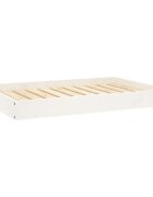 vidaXL Kutyafekhely 91.5 x 64 x 9 cm Solid pine wood Fehér