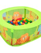 vidaXL labdatenger gyerekeknek 300 labdával 75 x 75 x 32 cm