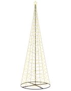 vidaXL LED spirál karácsonyfa talppal EKENAS 400 cm 588 LED