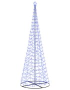 vidaXL LED spirál karácsonyfa talppal EKENAS 400 cm 588 LED Kék