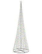vidaXL LED spirál karácsonyfa talppal EKENAS 500 cm 868 LED Többszínű