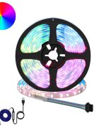 vidaXL LED szalag 12 db Fekete és Átlátszó Réz és műanyag