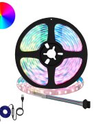 vidaXL LED szalag 2 db Fekete és Átlátszó Réz és műanyag