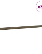 vidaXL Lépcsőélvédők 30 db Barna 67 x 3 x 2 cm Alumínium
