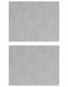 vidaXL Lépcsőfok 2 db 50 x 40 cm Ezüst Alumínium Négyszögletes