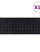 vidaXL Lépcsőfokok 10 db 25x75 cm gumival
