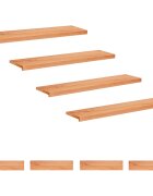 vidaXL Lépcsőszőnyegek 8 db 110 x 30 x 2 cm Lakk Tömör bükkfa