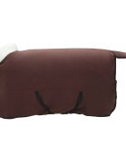 vidaXL Ló Takaró Sötét Barna 145 cm Polár fleece