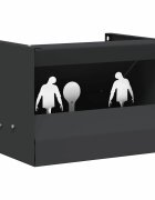 vidaXL Lőszer Csapda Doboz Fekete 29 x 22 x 20 cm Acél