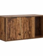 vidaXL Macska ketrec bútor Antik Fa 100 x 49 x 45 cm Szerelt Fa