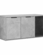 vidaXL Macska ketrec bútor Betonszürke 100 x 49 x 45 cm Szerelt Fa