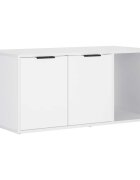 vidaXL Macska ketrec bútor Fehér 100 x 49 x 45 cm Szerelt Fa