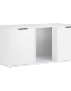 vidaXL Macska ketrec bútor Fehér 100 x 49 x 45 cm Szerelt Fa