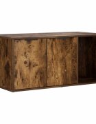 vidaXL Macska ketrec bútor Füstös Tölgy 100 x 49 x 45 cm Szerelt Fa