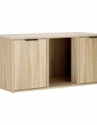 vidaXL Macska ketrec bútor Sonoma Tölgy 100 x 49 x 45 cm Szerelt Fa