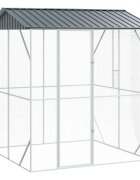 vidaXL Madár kalitka Antracitszürke 215 x 208 x 247 cm