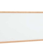 vidaXL mágneses fehértábla tömör fenyőfa kerettel 60x30 cm
