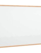 vidaXL mágneses fehértábla tömör fenyőfa kerettel 80x55 cm