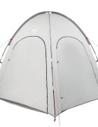 vidaXL Medence sátor 366 x 305 x 231 cm Poliészter és üvegszál Szürke