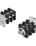vidaXL Menetes csőbetét 2 db Fekete és Ezüst 158 x 158 x 225 mm