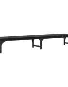 vidaXL Monitor Tartó Fekete Tölgy 105 x 23 x 155 cm Szerelt Fa