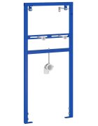 vidaXL Mosdó rendszer falitartó Kék 50 x 3 x 112 cm