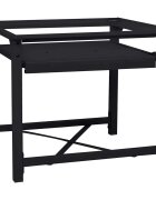 vidaXL Mosógép Talp Fekete 60 x 56 x 52 cm Acél