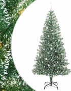 vidaXL Mű karácsonyi fa hóval borítva LED fényekkel 300 LED-del 240 cm