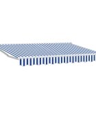 vidaXL Napernyő keret Kék és Fehér 250 x 200 cm