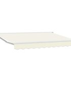 vidaXL Napernyő keret Krémszínű 250 x 200 cm Poliészter PU bevonattal