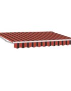 vidaXL Napernyő keret Narancs és Fekete 250 x 200 cm
