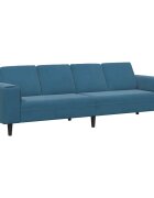 vidaXL Nappali Kanapé Kék 250 x 77 x 76 cm