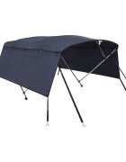 vidaXL négyágú bimini tető oldalfalakkal 243 x (200-213) x 137 cm