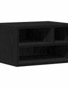 vidaXL Nyomtatóállvány Fekete tölgy 40 x 32 x 225 cm Szerelt Fa