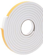vidaXL Öntapadó habszalag 10 db Fehér 20mm x 5m CR Hab