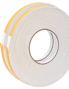vidaXL Öntapadó habszalag 2 db Fehér 10mm x 10m CR Hab