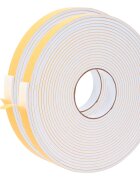 vidaXL Öntapadó habszalag 2 db Fehér 20mm x 10m CR Hab