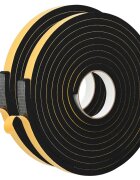 vidaXL Öntapadó habszalag 2 db Fekete 20mm x 5m CR Hab