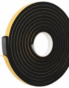 vidaXL Öntapadó habszalag 20 db Fekete 20mm x 5m CR Hab