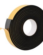 vidaXL Öntapadó habszalag 20 db Fekete 40mm x 5m CR Hab